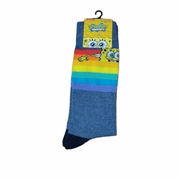 SPONGEBOB SQUAREPANTS PRIDE CREW SOCKS - Picture 1 of 4